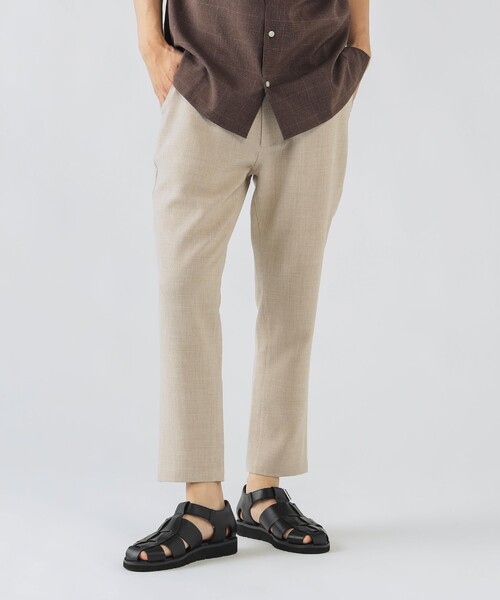 BEAMS HEART（ビームスハート）の「アンクル メランジ テーパード パンツ（その他パンツ・メンズ・ネイビー/ベージュ/カーキ/インディゴブルー・S/M/L/XL）」の15枚目の写真