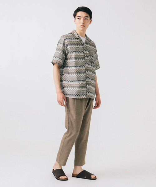 BEAMS HEART（ビームスハート）の「アンクル メランジ テーパード パンツ（その他パンツ・メンズ・ネイビー/ベージュ/カーキ/インディゴブルー・S/M/L/XL）」の20枚目の写真