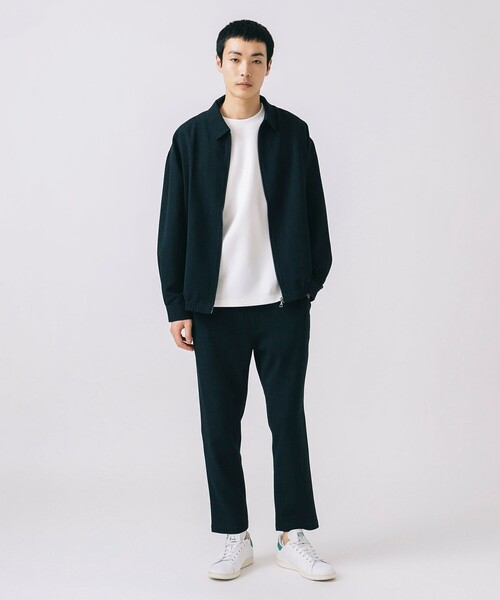 BEAMS HEART（ビームスハート）の「アンクル メランジ テーパード パンツ【吸水速乾】（その他パンツ・メンズ・ネイビー/ベージュ/カーキ/インディゴブルー・S/M/L/XL）」の11枚目の写真