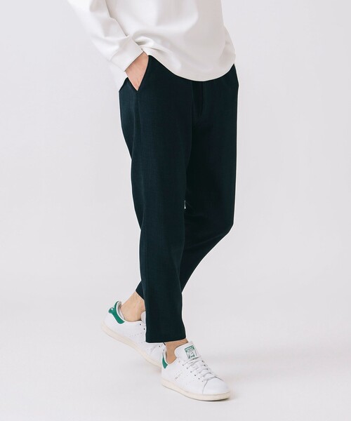 BEAMS HEART（ビームスハート）の「アンクル メランジ テーパード パンツ【吸水速乾】（その他パンツ・メンズ・ネイビー/ベージュ/カーキ/インディゴブルー・S/M/L/XL）」の13枚目の写真