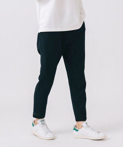 BEAMS HEART（ビームスハート）の「アンクル メランジ テーパード パンツ【吸水速乾】（その他パンツ・メンズ・ネイビー/ベージュ/カーキ/インディゴブルー・S/M/L/XL）」の14枚目の写真