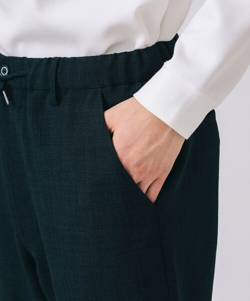 BEAMS HEART（ビームスハート）の「アンクル メランジ テーパード パンツ【吸水速乾】（その他パンツ・メンズ・ネイビー/ベージュ/カーキ/インディゴブルー・S/M/L/XL）」の19枚目の写真