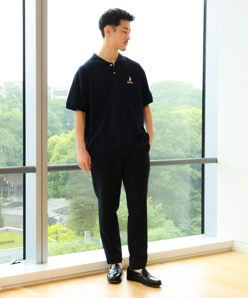 BEAMS HEART（ビームスハート）の「アンクル メランジ テーパード パンツ【吸水速乾】（その他パンツ・メンズ・ネイビー/ベージュ/カーキ/インディゴブルー・S/M/L/XL）」の9枚目の写真