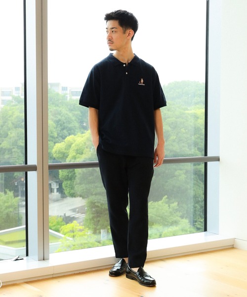 BEAMS HEART（ビームスハート）の「アンクル メランジ テーパード パンツ【吸水速乾】（その他パンツ・メンズ・ネイビー/ベージュ/カーキ/インディゴブルー・S/M/L/XL）」の8枚目の写真