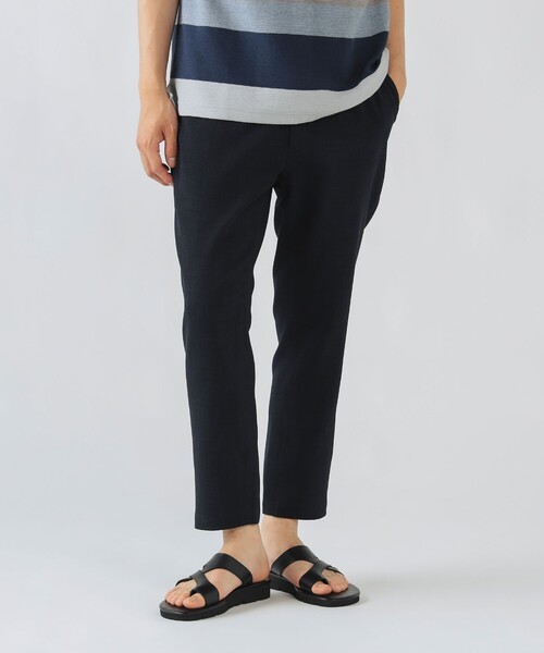 BEAMS HEART（ビームスハート）の「アンクル メランジ テーパード パンツ【吸水速乾】（その他パンツ・メンズ・ネイビー/ベージュ/カーキ/インディゴブルー・S/M/L/XL）」の10枚目の写真