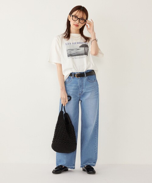 ブルー ルーズ デニム ストレート ウォッシュド 韓国 cr4006 ブルー ルーズ デニム ストレート 韓国 ウォッシュド hr4006