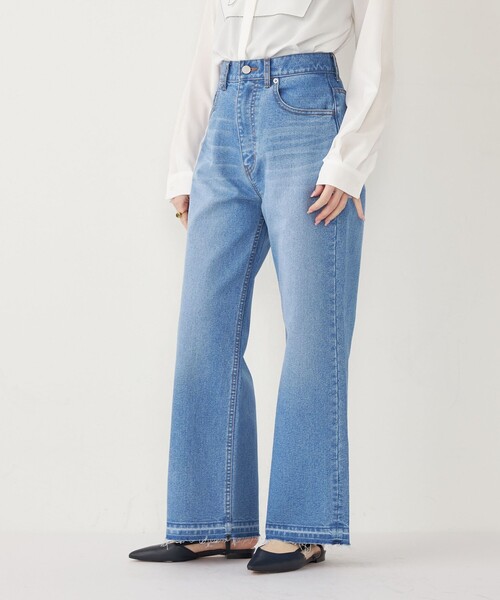 SHIPS Colors（シップス カラーズ）の「SHIPS Colors:ルーズ ストレート デニム◇（デニムパンツ・レディース・グレー/ライトブルー・X-SMALL/SMALL/MEDIUM）」の13枚目の写真