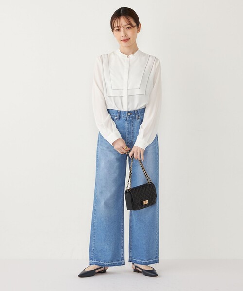 SHIPS Colors（シップス カラーズ）の「SHIPS Colors:ルーズ ストレート デニム◇（デニムパンツ・レディース・グレー/ライトブルー・X-SMALL/SMALL/MEDIUM）」の20枚目の写真