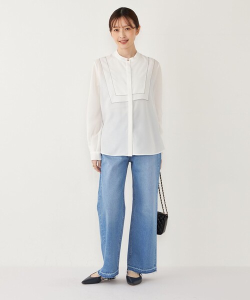 SHIPS Colors（シップス カラーズ）の「SHIPS Colors:ルーズ ストレート デニム◇（デニムパンツ・レディース・グレー/ライトブルー・X-SMALL/SMALL/MEDIUM）」の21枚目の写真