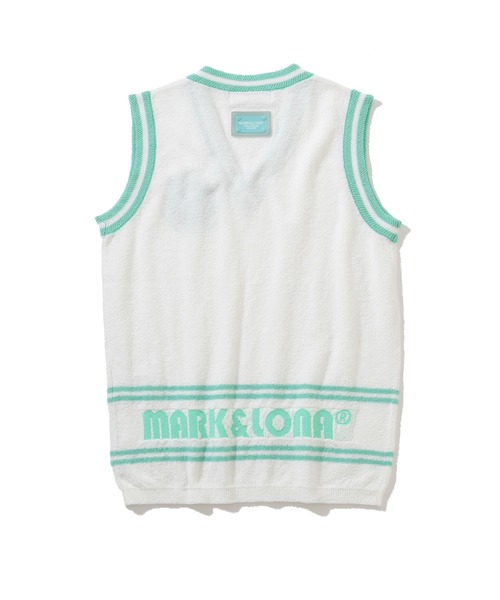 MARK & LONA（マークアンドロナ）の「Stamped Deep Vee Vest | WOMEN（ベスト・レディース・ホワイト・36）」の3枚目の写真