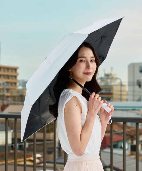 遮光100％ 晴雨兼用 折りたたみ日傘 コンパクト 