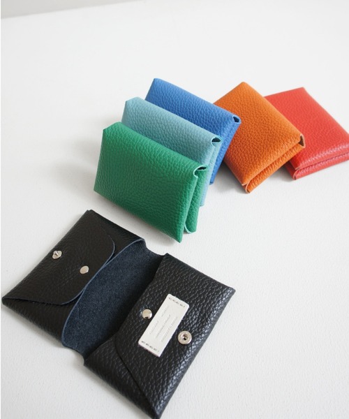 TIDEWAY（タイドウェイ）の「MONTH ITALY LEATHER CARD CASE / 名刺入れ（名刺入れ・レディース・ホワイト/ブラック/レッド/ターコイズブルー/ライム/オレンジ/ブルー/グリーン/ミント/ピンクベージュ/ライトベージュ/グレイッシュベージュ・FREE）」の17枚目の写真