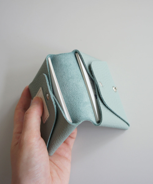 TIDEWAY（タイドウェイ）の「MONTH ITALY LEATHER CARD CASE / 名刺入れ（名刺入れ・レディース・ホワイト/ブラック/レッド/ターコイズブルー/ライム/オレンジ/ブルー/グリーン/ミント/ピンクベージュ/ライトベージュ/グレイッシュベージュ・FREE）」の14枚目の写真