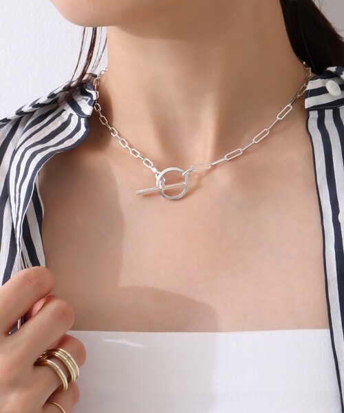 NOLLEY’S（ノーリーズ）の「【grace grace/グラスグラス】コンビチェーンネックレス（ネックレス・レディース・シルバー・FREE）」の3枚目の写真