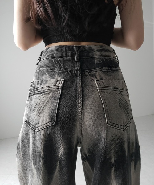 L.G.B. ルグランブルー 長渕着 タイダイ デニム 加工 パンツ ブリーチ L.G.B. ルグランブルー 長渕着 タイダイ デニム 加工 パンツ