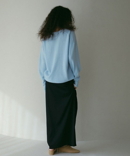 セール】サイドランダムギャザーロングスカート（スカート）｜ETRE