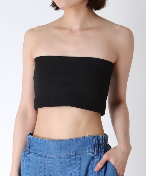 Three Four Time(スリーフォータイム)の「ストラップ付きバンドゥ(その他トップス・レディース・ブラック/オフホワイト・FREE)」の8枚目の写真