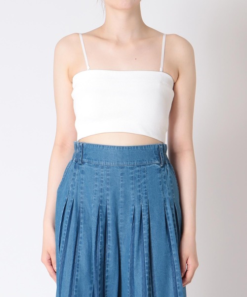 Three Four Time(スリーフォータイム)の「ストラップ付きバンドゥ(その他トップス・レディース・ブラック/オフホワイト・FREE)」の10枚目の写真