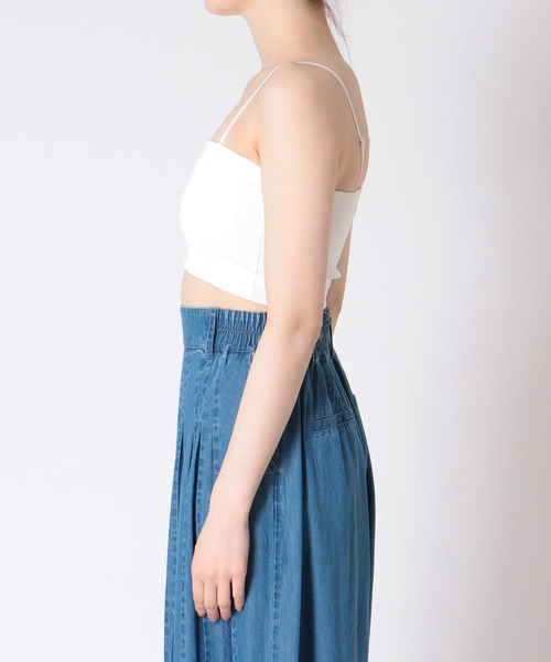 Three Four Time(スリーフォータイム)の「ストラップ付きバンドゥ(その他トップス・レディース・ブラック/オフホワイト・FREE)」の11枚目の写真