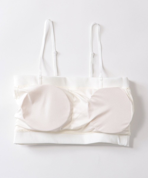 Three Four Time(スリーフォータイム)の「ストラップ付きバンドゥ(その他トップス・レディース・ブラック/オフホワイト・FREE)」の14枚目の写真