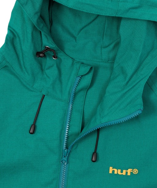 HUF（ハフ）の「HUF eightynine LOGO HOODED JACKET（ブルゾン・メンズ・グリーン/ブラック/ナチュラル・SMALL/MEDIUM/LARGE/X-LARGE/XX-LARGE）」の13枚目の写真