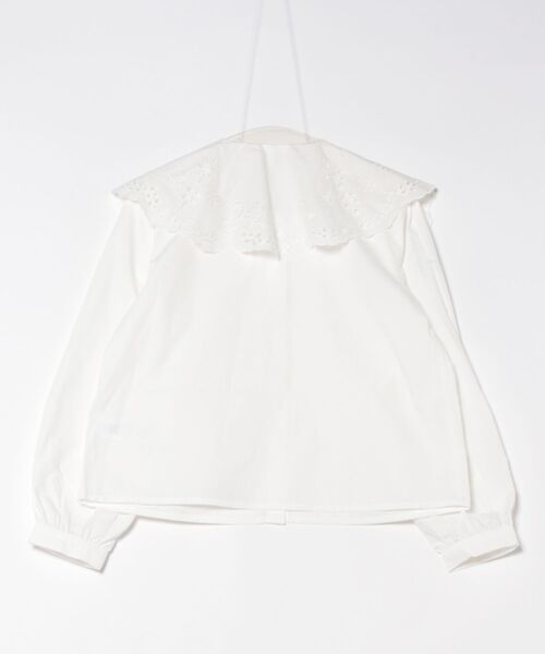 coca(coca)(コカ)の「ビックカラーブラウス(シャツ/ブラウス・レディース・ホワイト・M/L)」の2枚目の写真