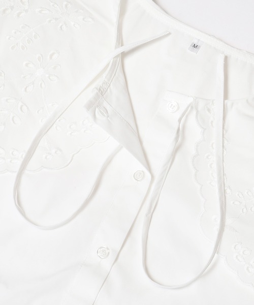 coca(coca)(コカ)の「ビックカラーブラウス(シャツ/ブラウス・レディース・ホワイト・M/L)」の13枚目の写真