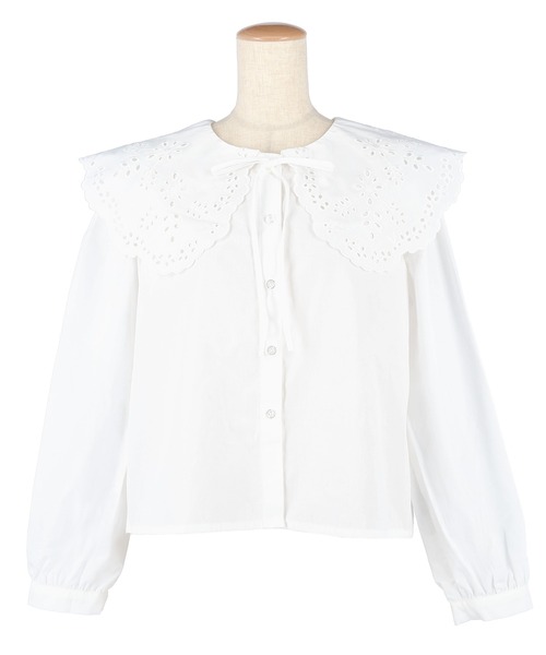 coca(coca)(コカ)の「ビックカラーブラウス(シャツ/ブラウス・レディース・ホワイト・M/L)」の17枚目の写真