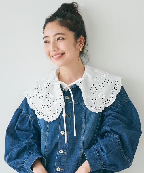 coca(coca)(コカ)の「ビックカラーブラウス(シャツ/ブラウス・レディース・ホワイト・M/L)」の11枚目の写真