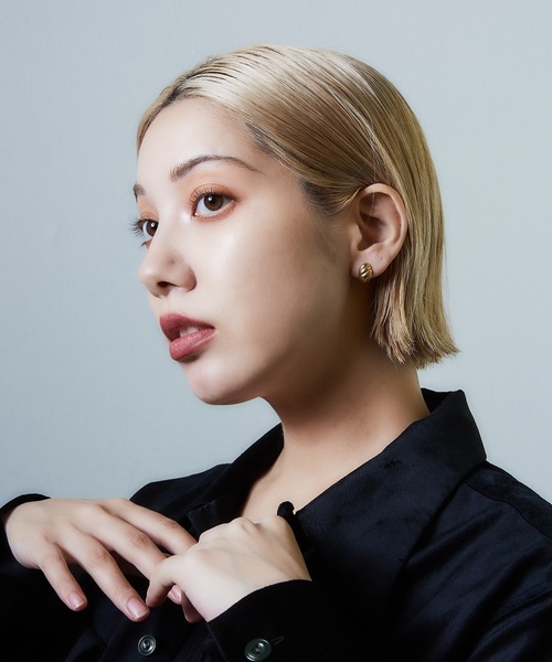 AKEL（アケル）の「【AKEL】アケル/ オニオンピアス/金属アレルギー対応（サージカルステンレス）（ピアス（両耳用）・レディース・シルバー/ゴールド・FREE）」の2枚目の写真
