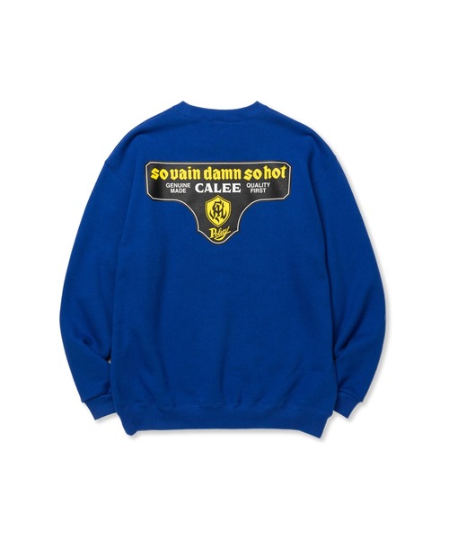 CALEE(キャリー)の「S.V.D.S.H LOGO CREW NECK SW <NATURALLY PAINT DESIGN>(スウェット・メンズ・ブラック/オレンジ/ホワイト/ブルー・SMALL/LARGE/X-LARGE/MEDIUM/XX-LARGE)」の3枚目の写真