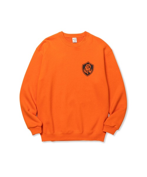 CALEE(キャリー)の「S.V.D.S.H LOGO CREW NECK SW <NATURALLY PAINT DESIGN>(スウェット・メンズ・ブラック/オレンジ/ホワイト/ブルー・SMALL/LARGE/X-LARGE/MEDIUM/XX-LARGE)」の10枚目の写真