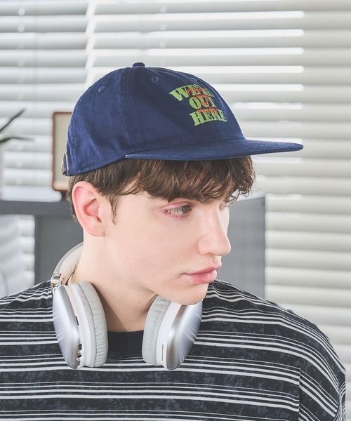 PBLIM（ページボーイリム）の「《UNISEX》3ラインロゴCAP（キャップ・レディース・ネイビー/ブラック/レッド・FREE）」の2枚目の写真