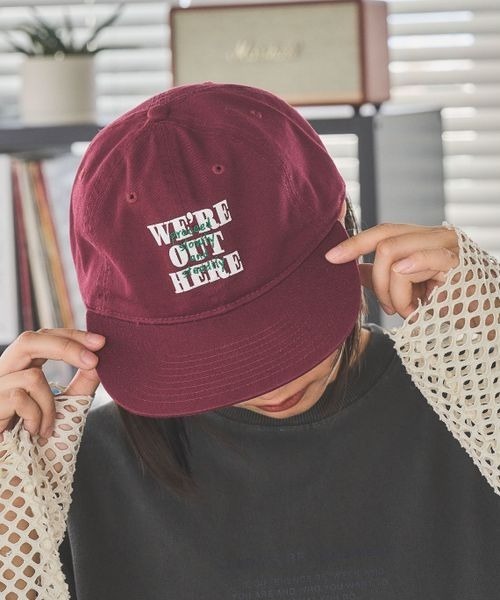 PBLIM（ページボーイリム）の「《UNISEX》3ラインロゴCAP（キャップ・レディース・ネイビー/ブラック/レッド・FREE）」の3枚目の写真