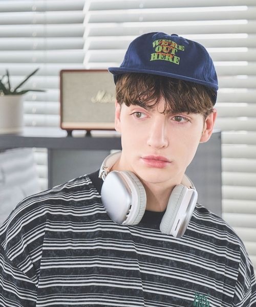 PBLIM（ページボーイリム）の「《UNISEX》3ラインロゴCAP（キャップ・レディース・ネイビー/ブラック/レッド・FREE）」の5枚目の写真