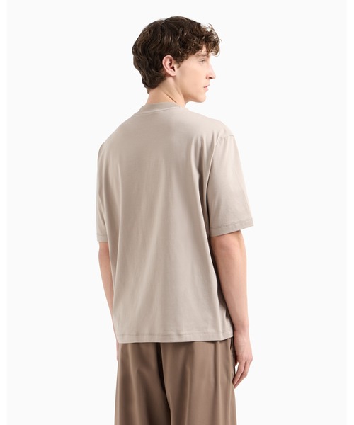 ARMANI EXCHANGE(アルマーニエクスチェンジ)の「【A|X アルマーニ エクスチェンジ】AXロゴ 半袖クルーネックTシャツ/REGULAR(Tシャツ/カットソー・メンズ・ダークネイビー/ホワイト/ベージュ・MEDIUM/LARGE/X-LARGE/X-SMALL/SMALL/XX-LARGE)」の8枚目の写真