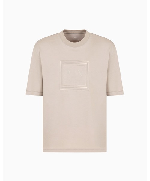 ARMANI EXCHANGE(アルマーニエクスチェンジ)の「【A|X アルマーニ エクスチェンジ】AXロゴ 半袖クルーネックTシャツ/REGULAR(Tシャツ/カットソー・メンズ・ダークネイビー/ホワイト/ベージュ・MEDIUM/LARGE/X-LARGE/X-SMALL/SMALL/XX-LARGE)」の11枚目の写真
