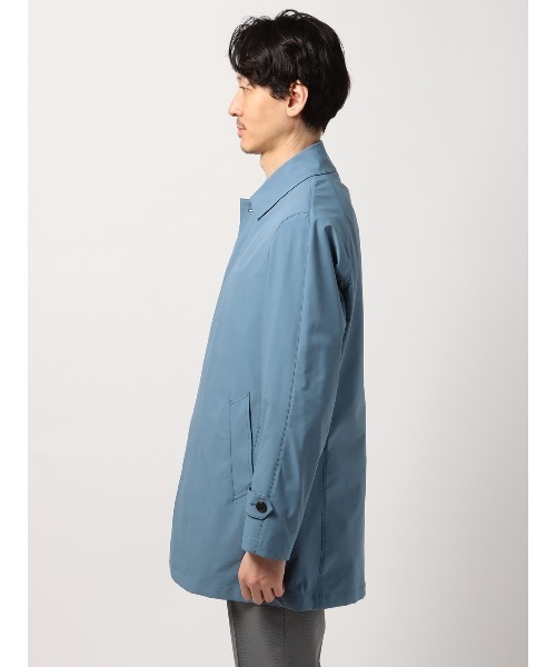 LANDS END / コート/XL/ポリエステル/PUP/無地 最高コート ステンカラーコート 撥水 防シワ 軽量 ポリエステル 無地