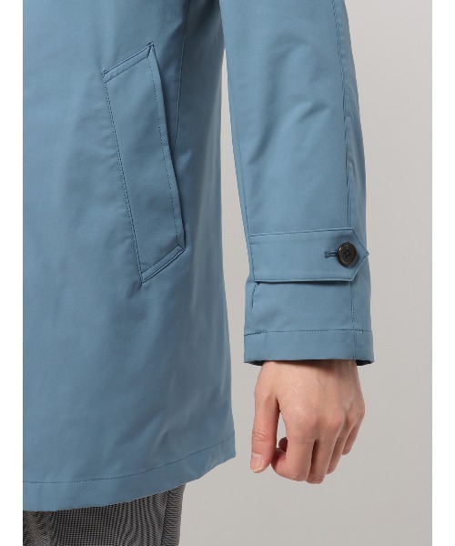 SUIT SQUARE（スーツスクエア）の「最高コート ステンカラーコート 撥水 防シワ 軽量 ポリエステル 無地（ステンカラーコート・メンズ・ベージュ系/ネイビー系/ブルー系・M/S/LL/L）」の17枚目の写真