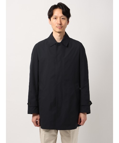 SUIT SQUARE（スーツスクエア）の「最高コート ステンカラーコート 撥水 防シワ 軽量 ポリエステル 無地（ステンカラーコート・メンズ・ベージュ系/ネイビー系/ブルー系・M/S/LL/L）」の7枚目の写真