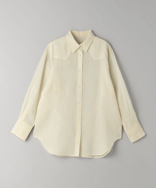 beauty&youth コットンシアーウエスタンシャツ BEAUTY&YOUTH UNITED ARROWS（ビューティーアンドユース
