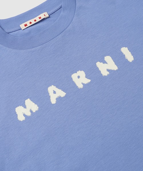 【大人気】MARNI Scribble ロゴ Tシャツ ロゴでひねりを加える Marni Scribble Logo Jersey T-shirt | Black | FARFETCH