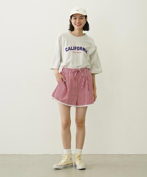 Champion（チャンピオン）の「MILKFED.×CHAMPION CALIFORNIA S/S TEE（Tシャツ/カットソー・レディース・ブラック/ライトブルー/オートミール/ライトパープル・S/M）」の9枚目の写真
