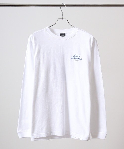 MODISH GAZE(モディシュガゼ)の「MODISH GAZE バックサークルロゴロンT(Tシャツ/カットソー・メンズ・ホワイト/グリーン系1/アッシュグレー/ブラック・M/L)」の5枚目の写真