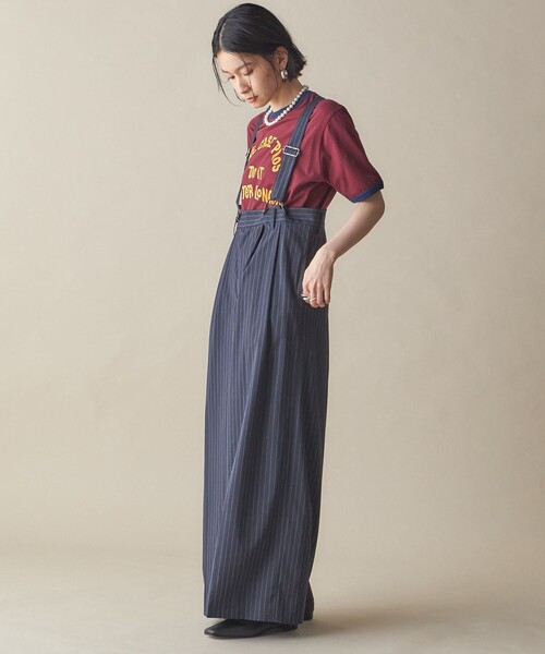 SHIPS（シップス）の「SHIPS NINE CASE:〈洗濯機可能〉プリント リンガー TEE（Tシャツ/カットソー・レディース・グレー/ワイン・ONE SIZE）」の22枚目の写真