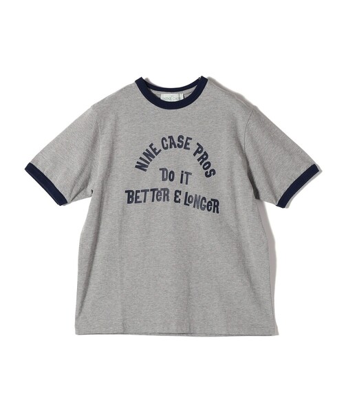SHIPS（シップス）の「SHIPS NINE CASE:〈洗濯機可能〉プリント リンガー TEE（Tシャツ/カットソー・レディース・グレー/ワイン・ONE SIZE）」の14枚目の写真