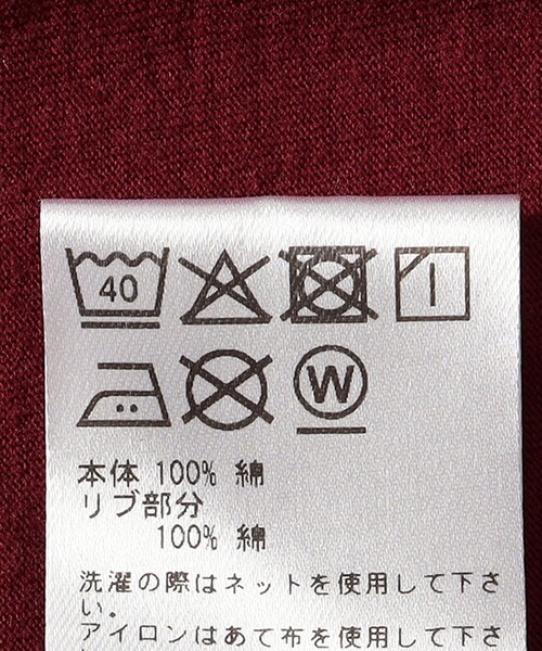 SHIPS（シップス）の「SHIPS NINE CASE:〈洗濯機可能〉プリント リンガー TEE（Tシャツ/カットソー・レディース・グレー/ワイン・ONE SIZE）」の3枚目の写真