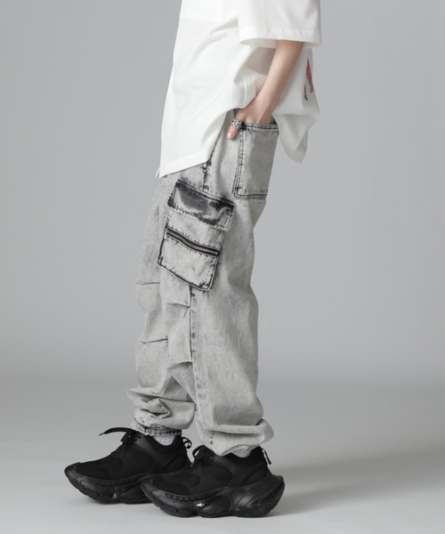 DANKE SCHON（ダンケシェーン）の「【WEB＆DEPOT限定】DankeSchon/ダンケシェーン/DENIM  ZIPPOCKET（その他パンツ・レディース・グレー/ブラック・S/M/L/XL）」の7枚目の写真