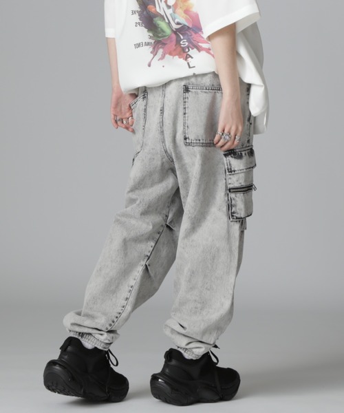 DANKE SCHON（ダンケシェーン）の「【WEB＆DEPOT限定】DankeSchon/ダンケシェーン/DENIM  ZIPPOCKET（その他パンツ・レディース・グレー/ブラック・S/M/L/XL）」の9枚目の写真