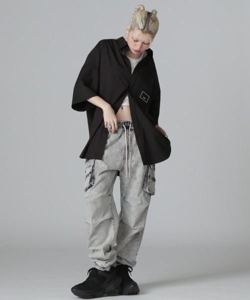 DANKE SCHON（ダンケシェーン）の「【WEB＆DEPOT限定】DankeSchon/ダンケシェーン/DENIM  ZIPPOCKET（その他パンツ・レディース・グレー/ブラック・S/M/L/XL）」の12枚目の写真